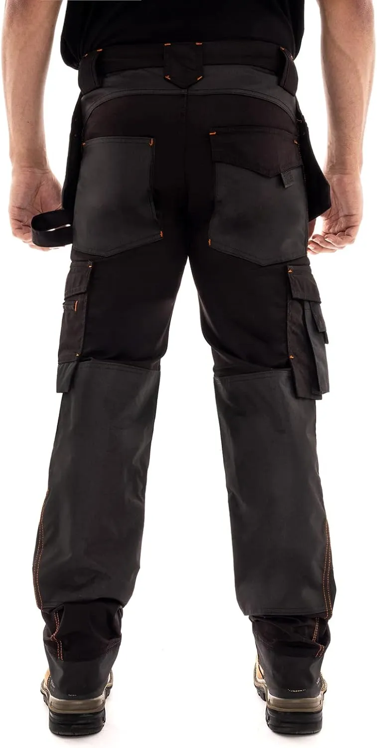 Juicy Trendz Men's Heavy Duty Work Cargo Pants  Reinforced Knees, Multi-Pocket Trousers for Construction & Mechanics