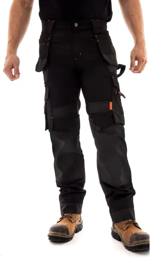 Juicy Trendz Men's Heavy Duty Work Cargo Pants  Reinforced Knees, Multi-Pocket Trousers for Construction & Mechanics