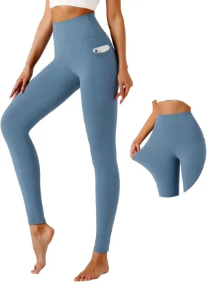 KOWSPORT Womens Yoga Pants High Waisted Yoga Legging with Pockets Tummy Control Workout Leggings Gym Pants