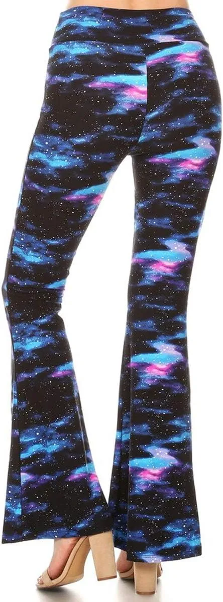Leggings Depot Women's Ultra Soft Popular Printed Stylish Palazzo Pants BAT3