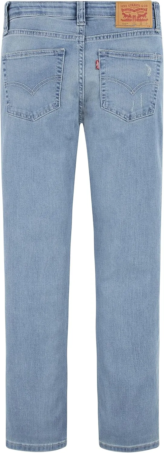 Levi's Boys' 510 Skinny Fit Destructed Jeans