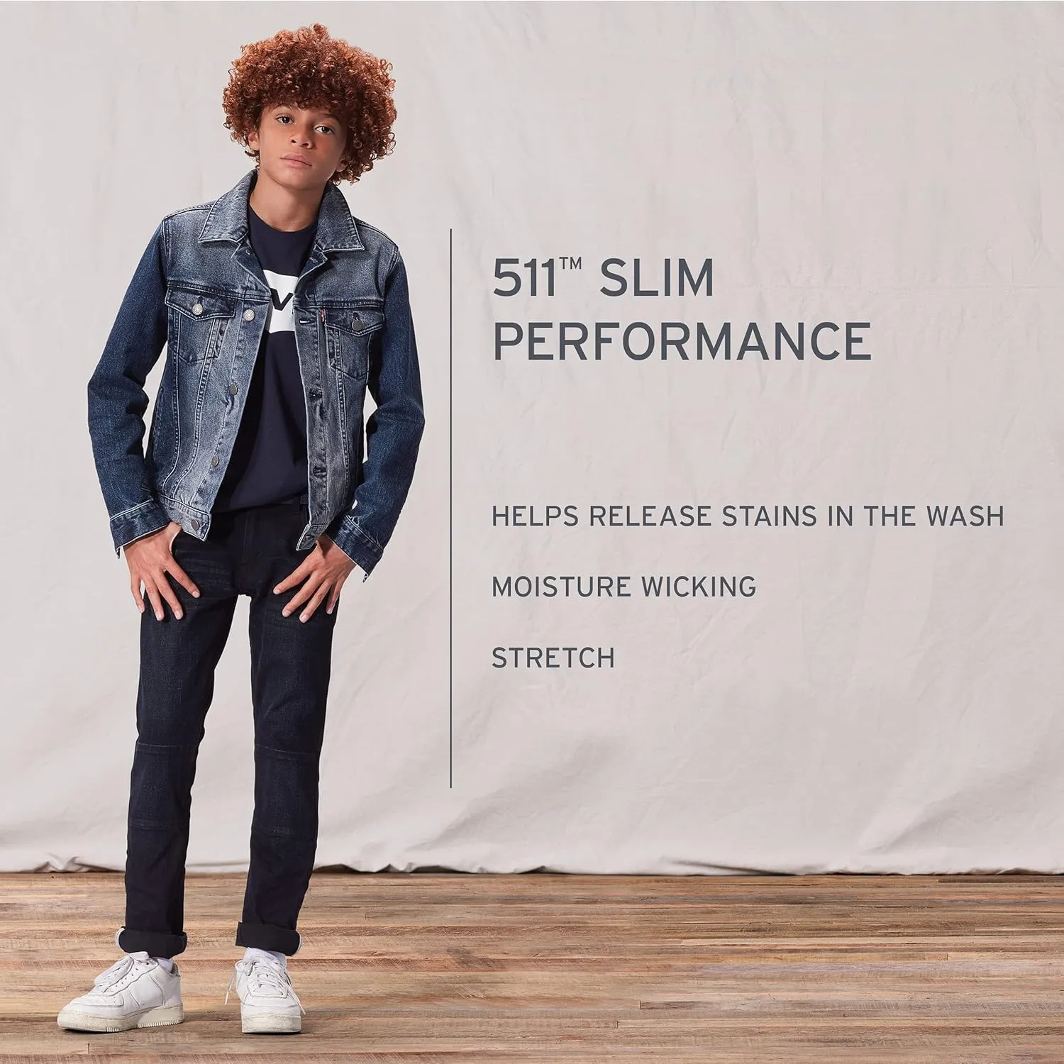 Levi's Boys' 511 Slim Fit Performance Jeans
