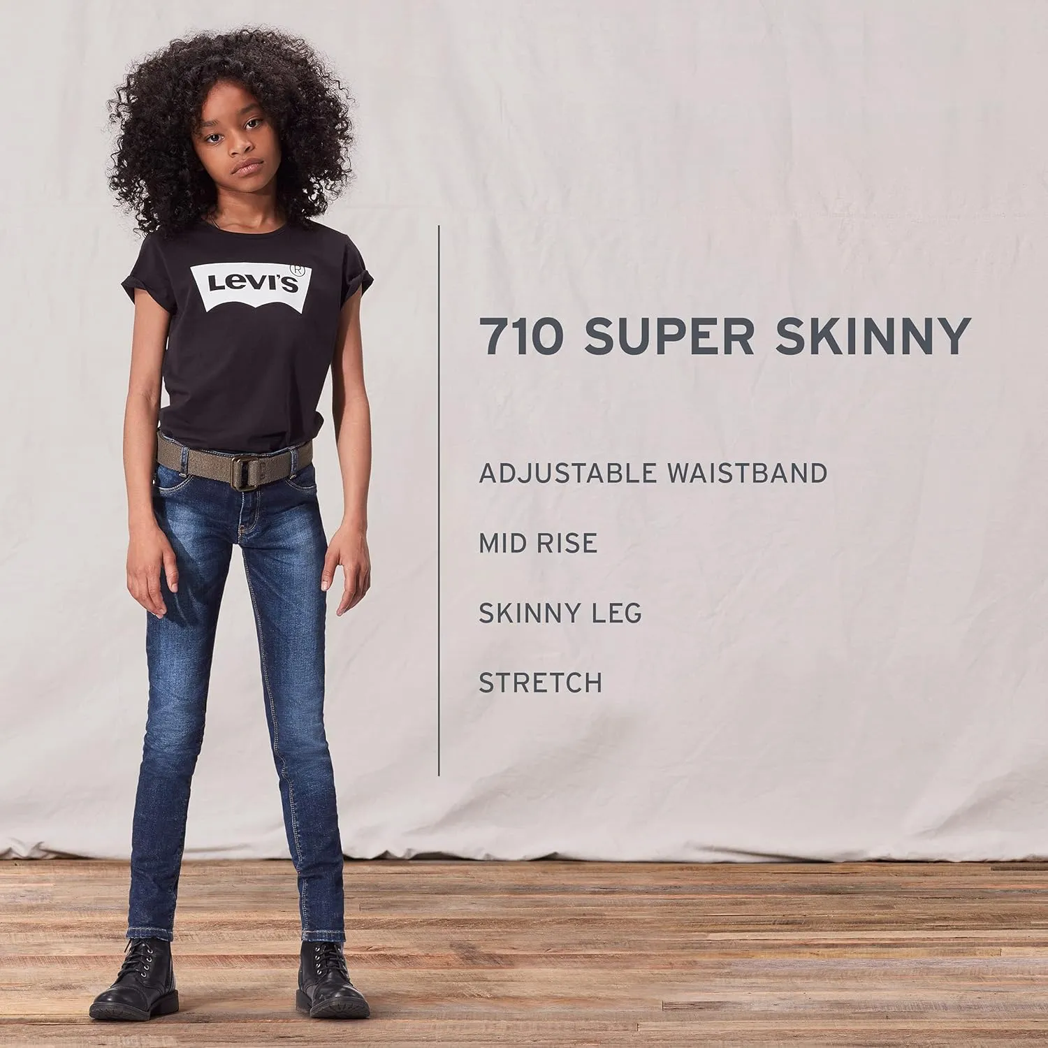Levi's Girls' 710 Super Skinny Fit Jeans