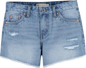 Levi's Girls' Girlfriend Fit Denim Shorty Shorts
