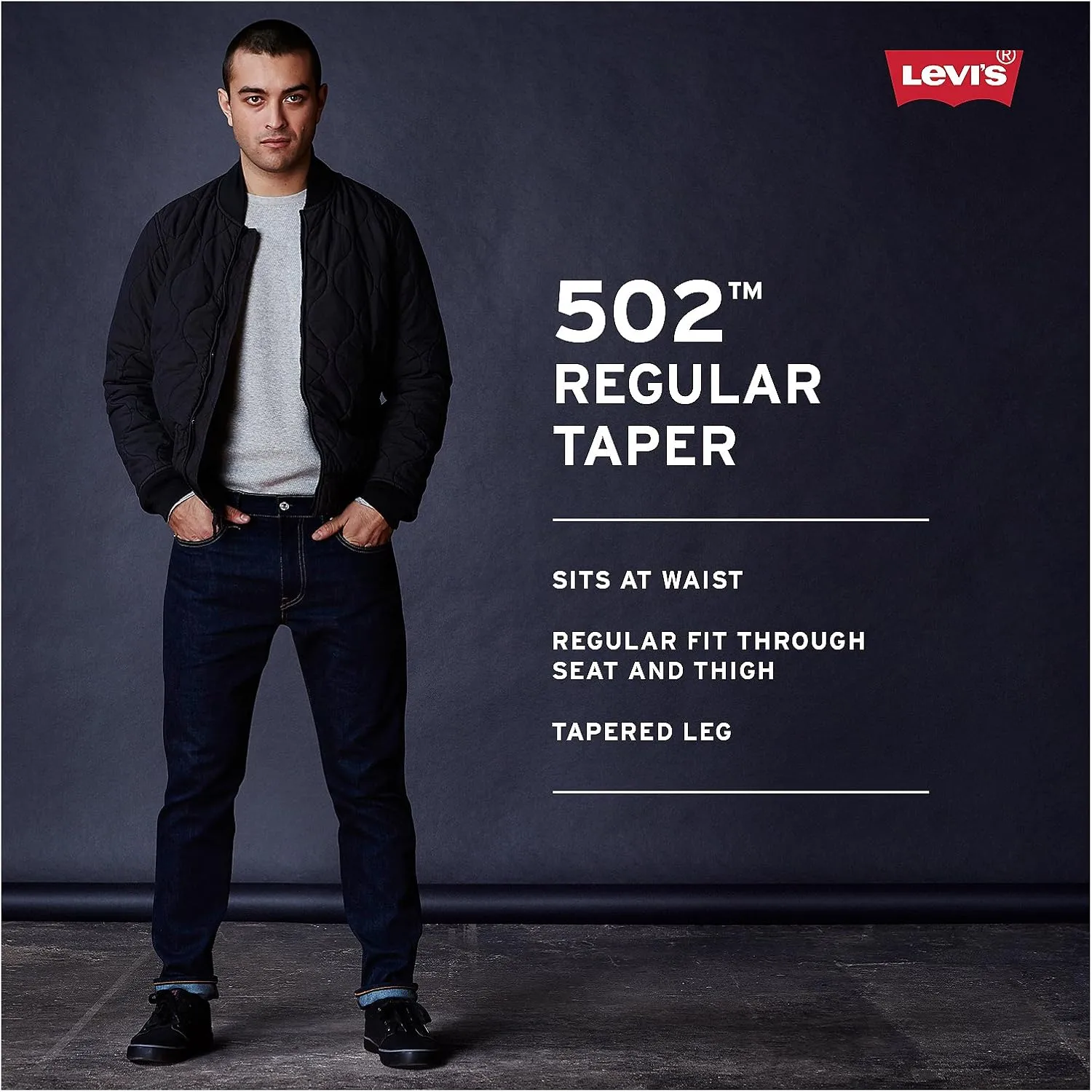 Levi's Men's 502 Taper Fit Jeans (Also Available in Big & Tall)