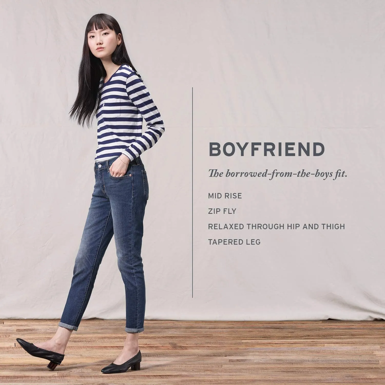Levi's Women's New Boyfriend Jeans (Also Available in Plus)
