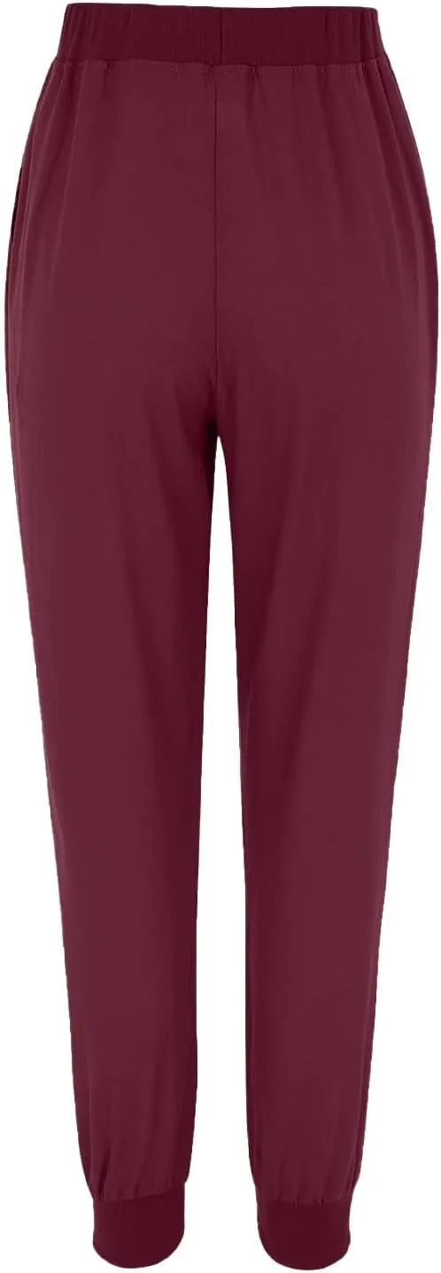 Linen Pants for Women 2025 Summer High Waist Straight Leg Lounge Pant Casual Loose Lightweight Beach Trousers with
