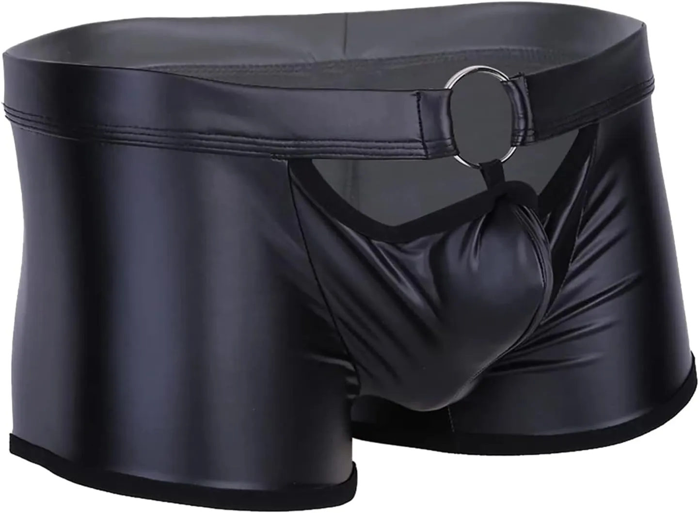 Lingerie for Men Shorts Pants with Removable Pouch See Through Lace Boxer Briefs Erotic Clubwear Mens Underwear