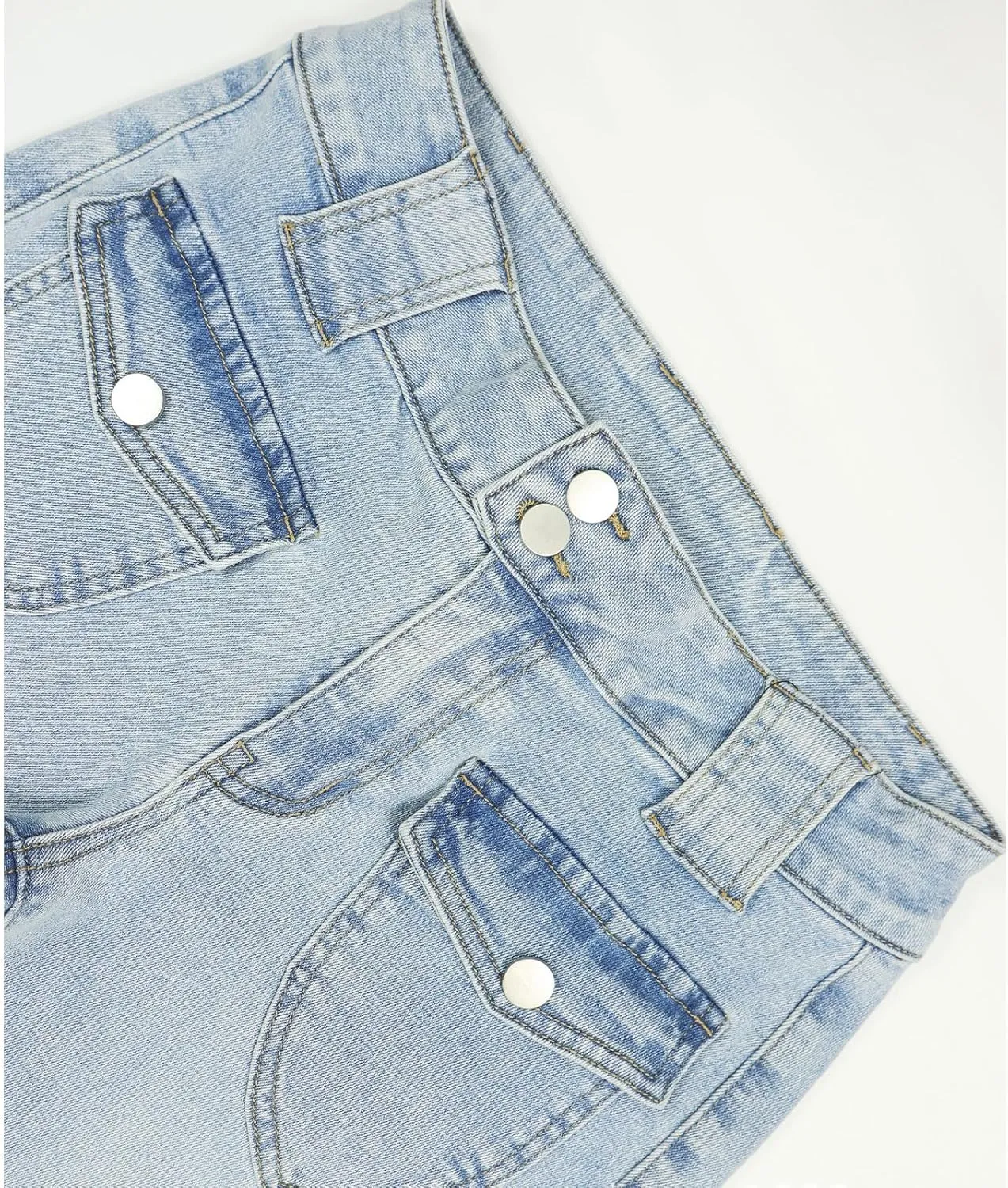 Low Rise Flare Jeans for Women Baggy Y2K Stretchy Bell Bottom Denim Pants 90s Vintage Washed Jeans with Pockets