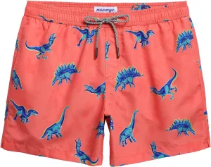 maamgic Mens Swim Trunks 5" Quick Dry Beach Shorts Bathing Suits with Mesh Lining Pockets