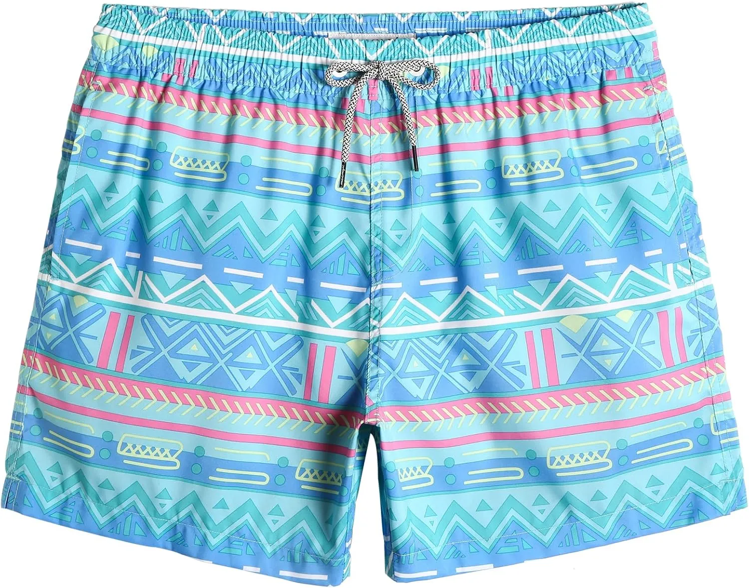 maamgic Mens Swim Trunks 5" Quick Dry Beach Shorts Bathing Suits with Mesh Lining Pockets