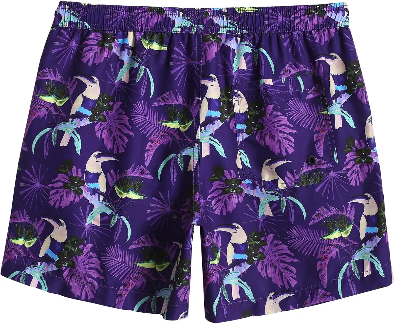 maamgic Mens Swim Trunks 5" Quick Dry Beach Shorts Bathing Suits with Mesh Lining Pockets