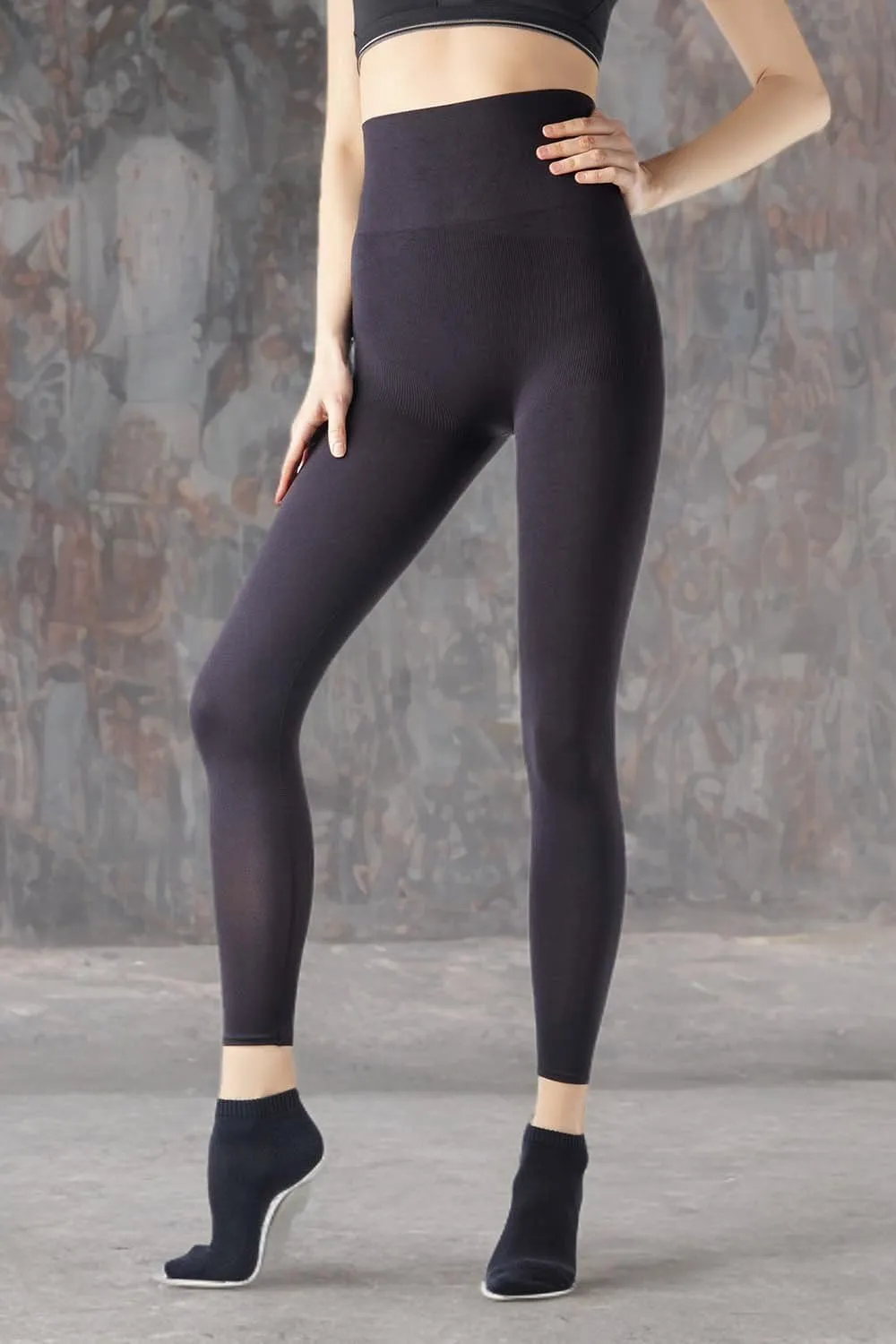  MD Shapewear for Women Tummy Control Seamless High Waisted Light Compression Footless Tights Leggings