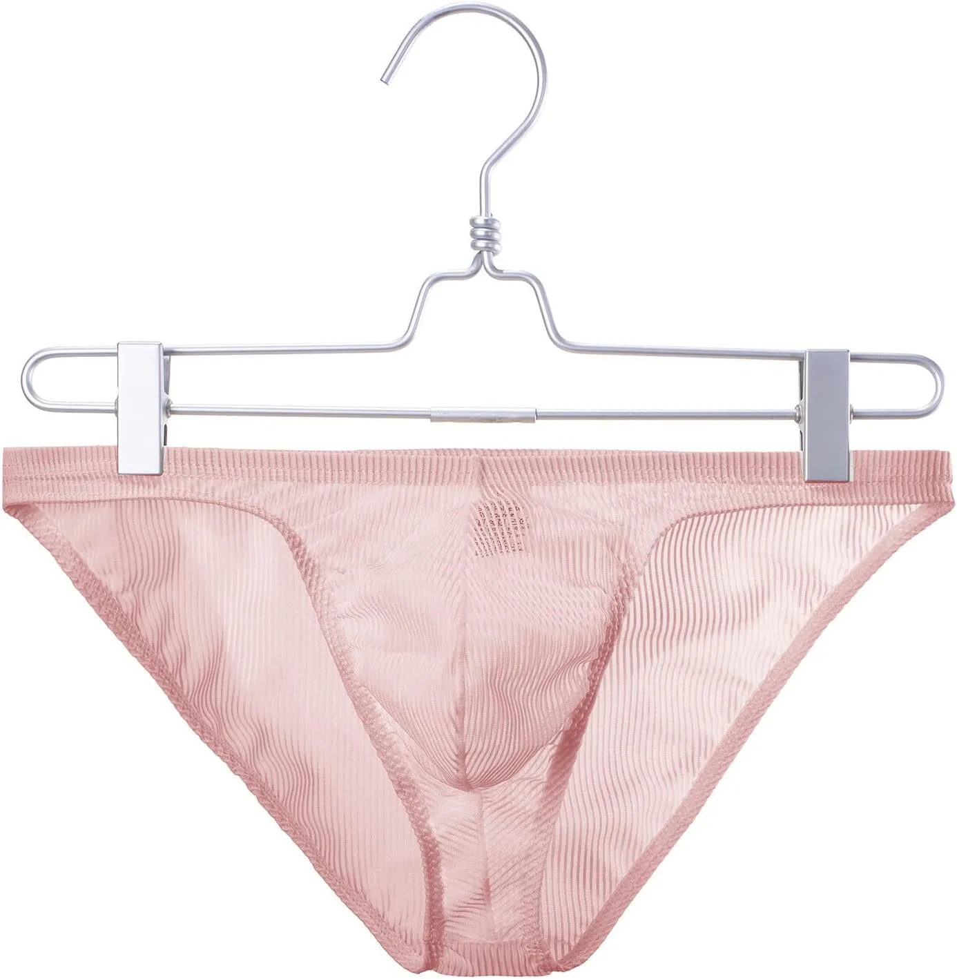 Men's Briefs Low Rise Bikini Underwear Bulge Enhancing Underpants Sexy Mesh Sheer Bottoms Comfort Lingerie