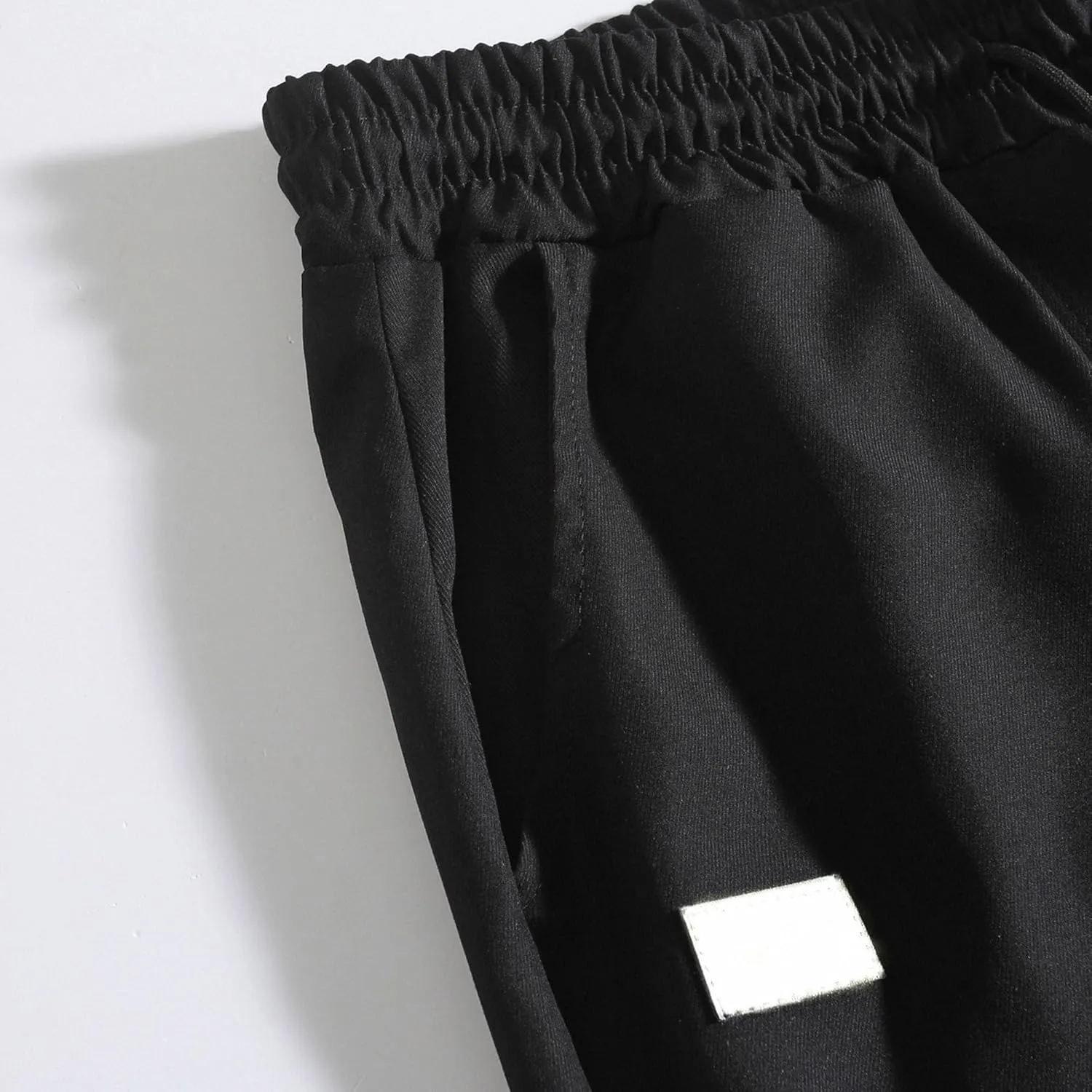 Men's Casual Elastic Waisted Joggers Pants Chino Solid Tapered Hiking Pants Slim Fit Comfort Outdoor Trousers