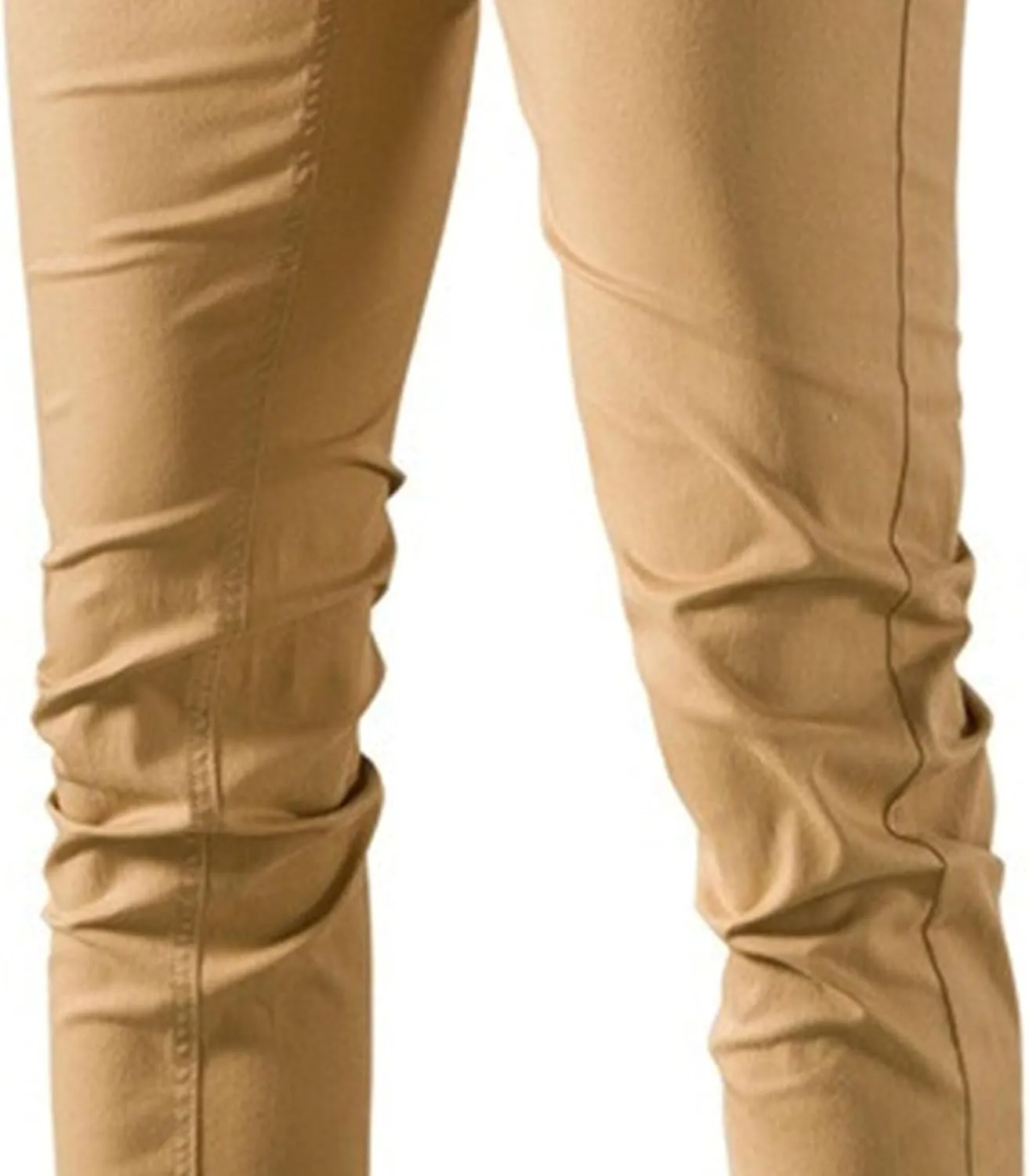 Men's Comfort Casual Solid Trousers Trendy Slim Fit Lounge Pants Lightweight Active Business Slack