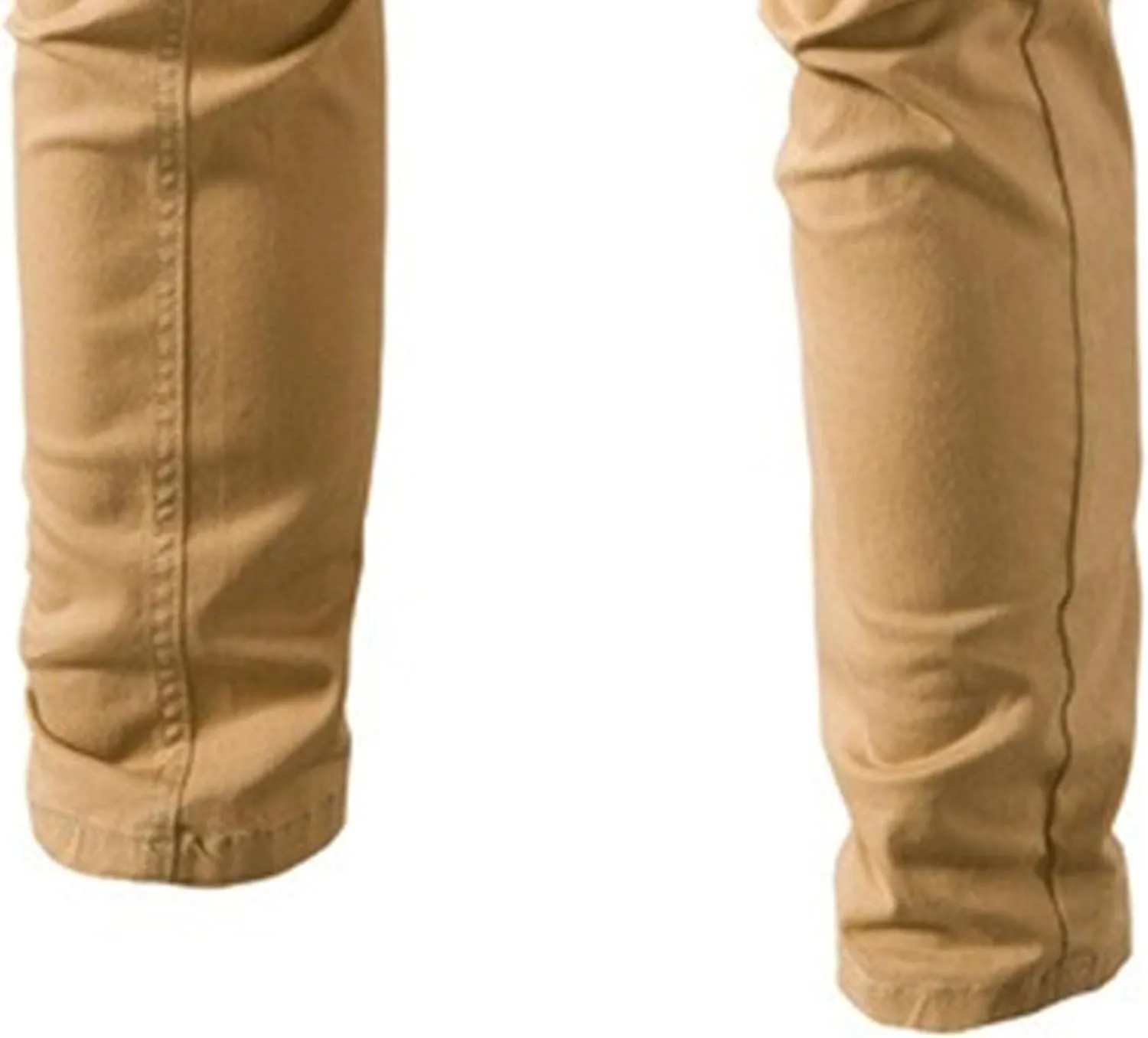 Men's Comfort Casual Solid Trousers Trendy Slim Fit Lounge Pants Lightweight Active Business Slack