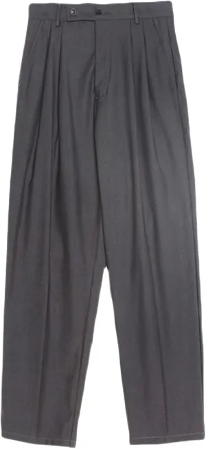 Men'S Comfort Khaki Pants Loose Straight-Leg Suit Pants Classic-Fit Wrinkle-Resistant Pleated Chino Pant