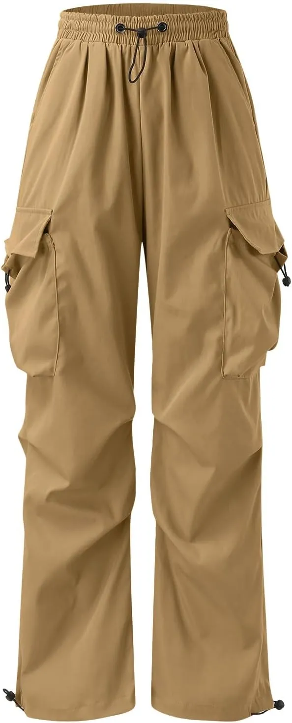Men's Cool Lightweight Cargo Athletic Pants Fast Dry Joggers Breathable Outdoor Trousers with Pockets