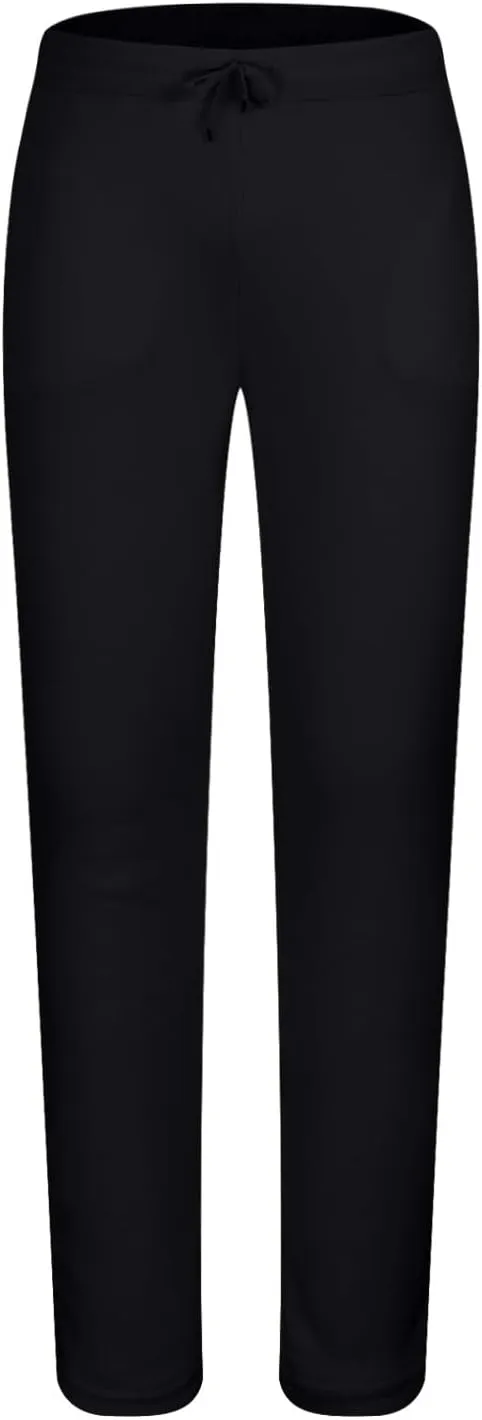 Men's Fashion Sweatpants Solid Color Elastic Waist Drawstrings Straight Slim Fit Trousers New Comfort Casual Pants