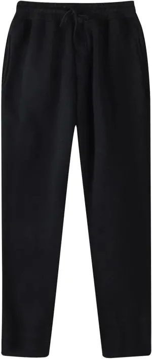 Men's Fashion Sweatpants Solid Color Elastic Waist Drawstrings Straight Slim Fit Trousers New Comfort Casual Pants