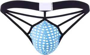 Men's Fishnet Underwear Mesh Sexy G-Strings See Through Thongs Bikini Pouch Underpants Breathable T-back