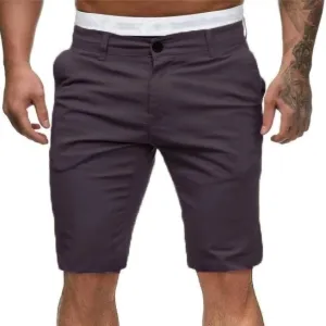 Mens Flat Front Golf Chino Shorts Comfort Slim Fit 10" Work Dress Shorts Summer Casual Beach Short Pants with Pockets
