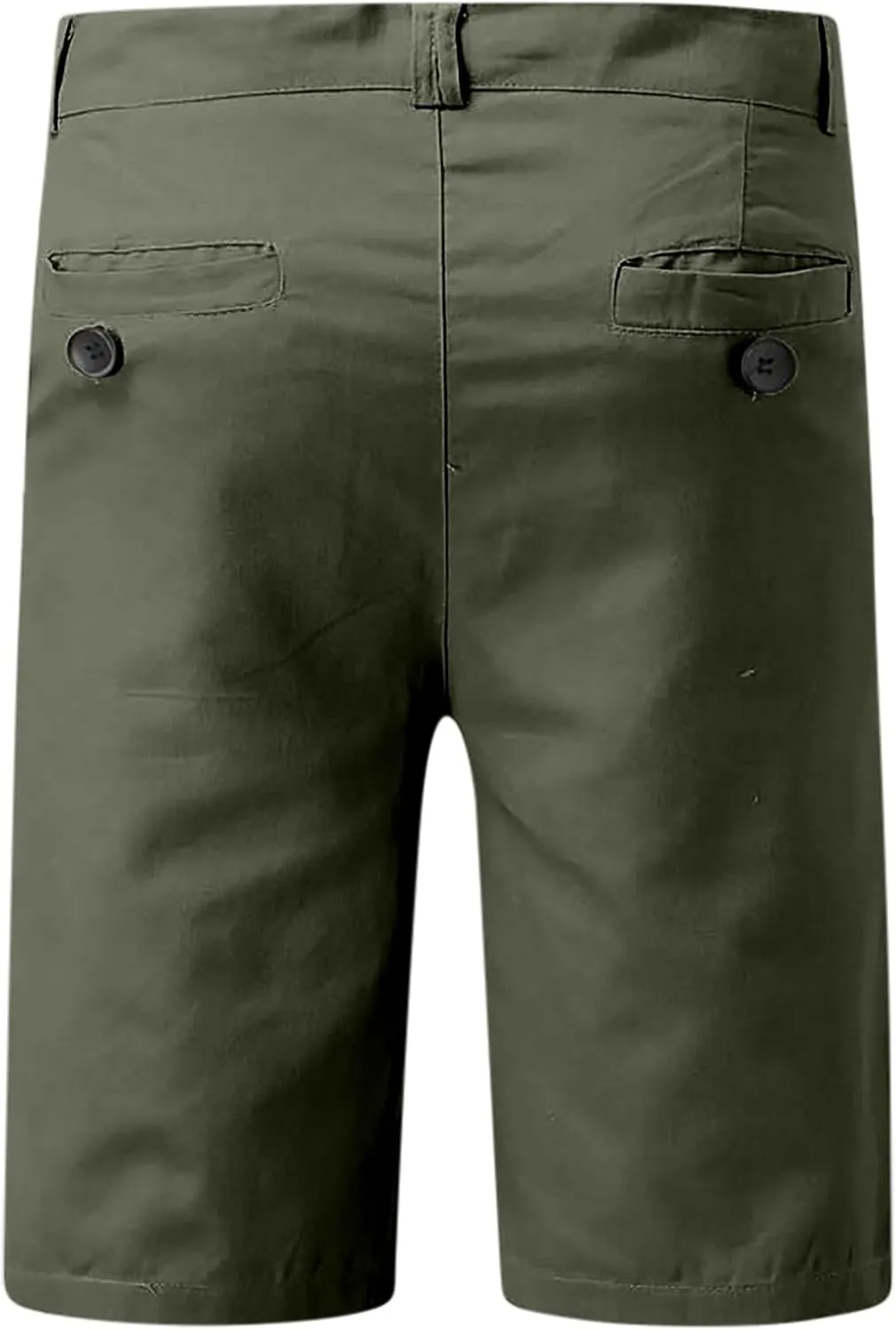 Mens Flat Front Golf Chino Shorts Comfort Slim Fit 10" Work Dress Shorts Summer Casual Beach Short Pants with Pockets