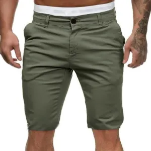 Mens Flat Front Golf Chino Shorts Comfort Slim Fit 10" Work Dress Shorts Summer Casual Beach Short Pants with Pockets
