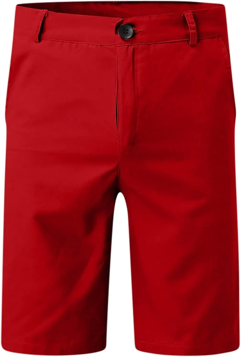 Mens Flat Front Golf Chino Shorts Comfort Slim Fit 10" Work Dress Shorts Summer Casual Beach Short Pants with Pockets