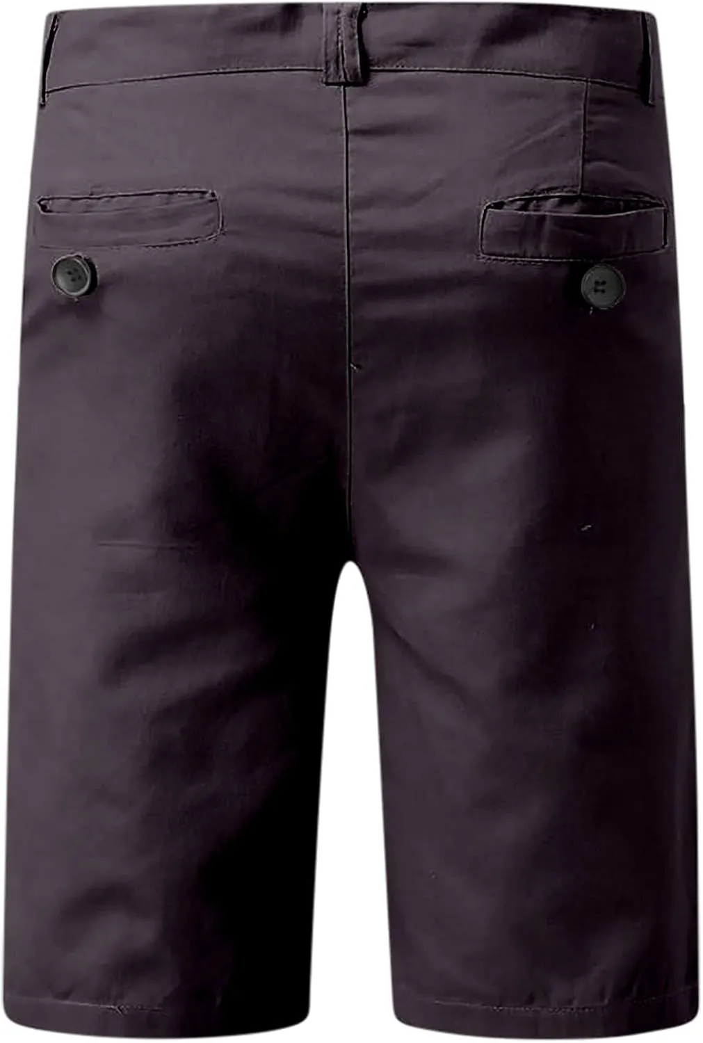 Mens Flat Front Golf Chino Shorts Comfort Slim Fit 10" Work Dress Shorts Summer Casual Beach Short Pants with Pockets