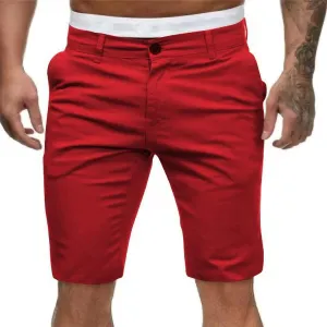 Mens Flat Front Golf Chino Shorts Comfort Slim Fit 10" Work Dress Shorts Summer Casual Beach Short Pants with Pockets