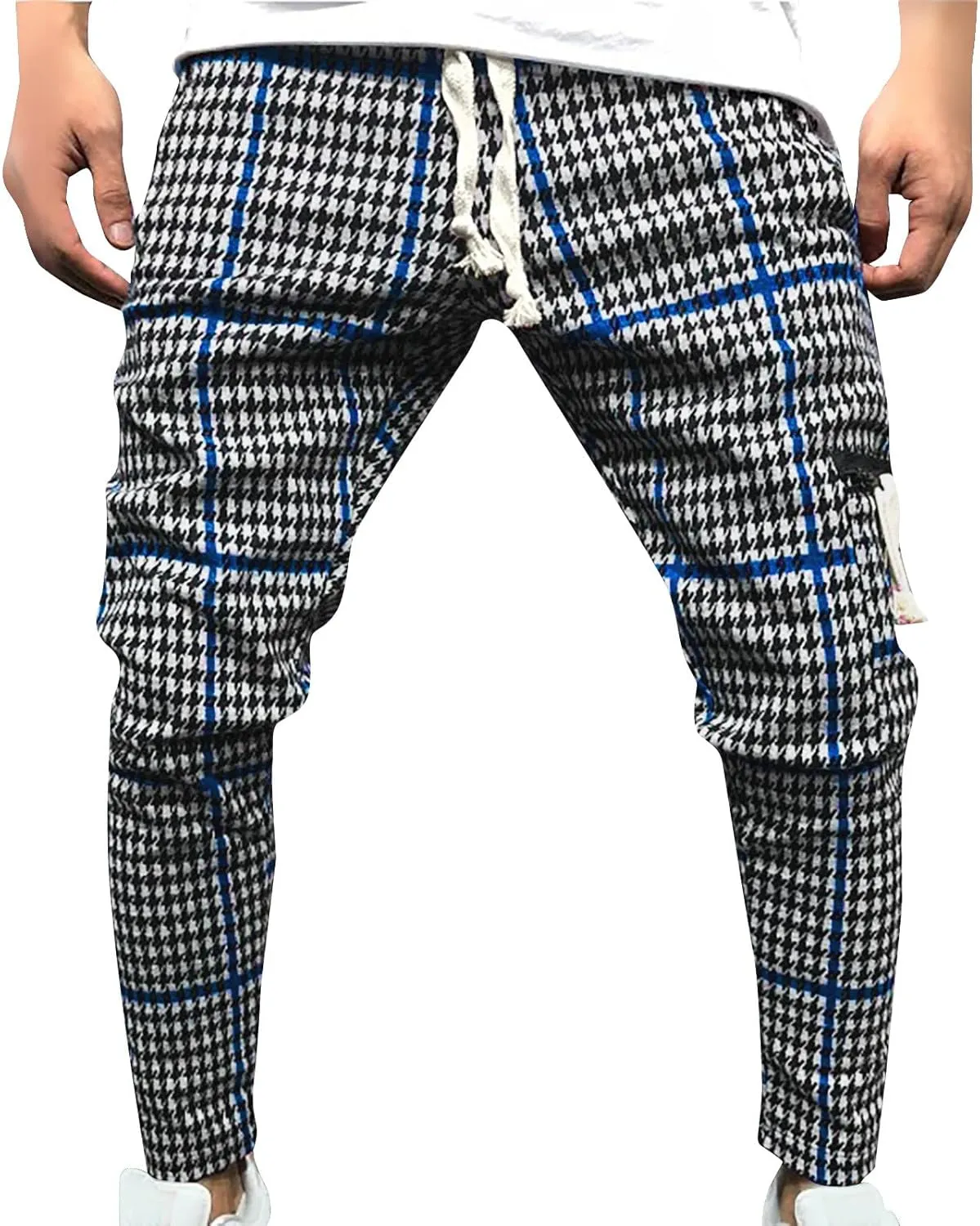 Mens Hip Hop Slim Fit Comfort Track Pants Athletic Fitness Fashion Urban Lifestyle Streetwear Workout Sweatpants