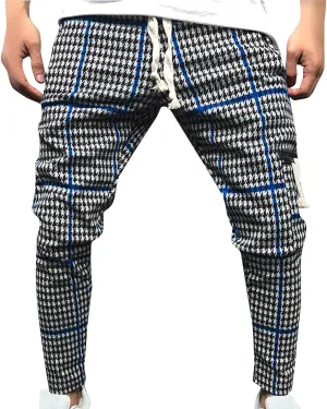 Mens Hip Hop Slim Fit Comfort Track Pants Athletic Fitness Fashion Urban Lifestyle Streetwear Workout Sweatpants
