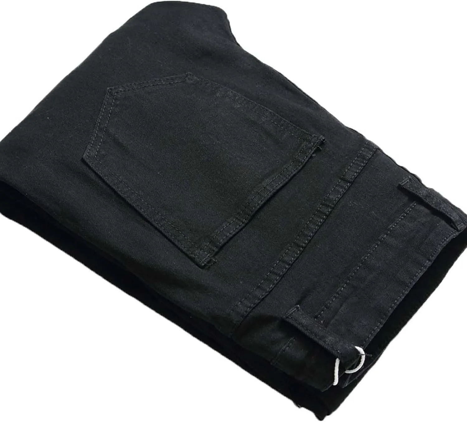 Men's Jean Ripped Slim Fit Straight Leg Denim Pants Stretch Skinny Distressed Comfort Fashion Biker Denim Pants Jeans