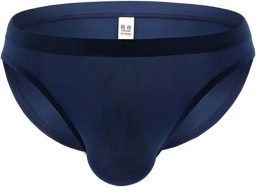 Men's Lace Up Seamless Soft Thongs Men's Sport Briefs with Pouch Valentines Day Gifts for Modal Bikini Briefs Men