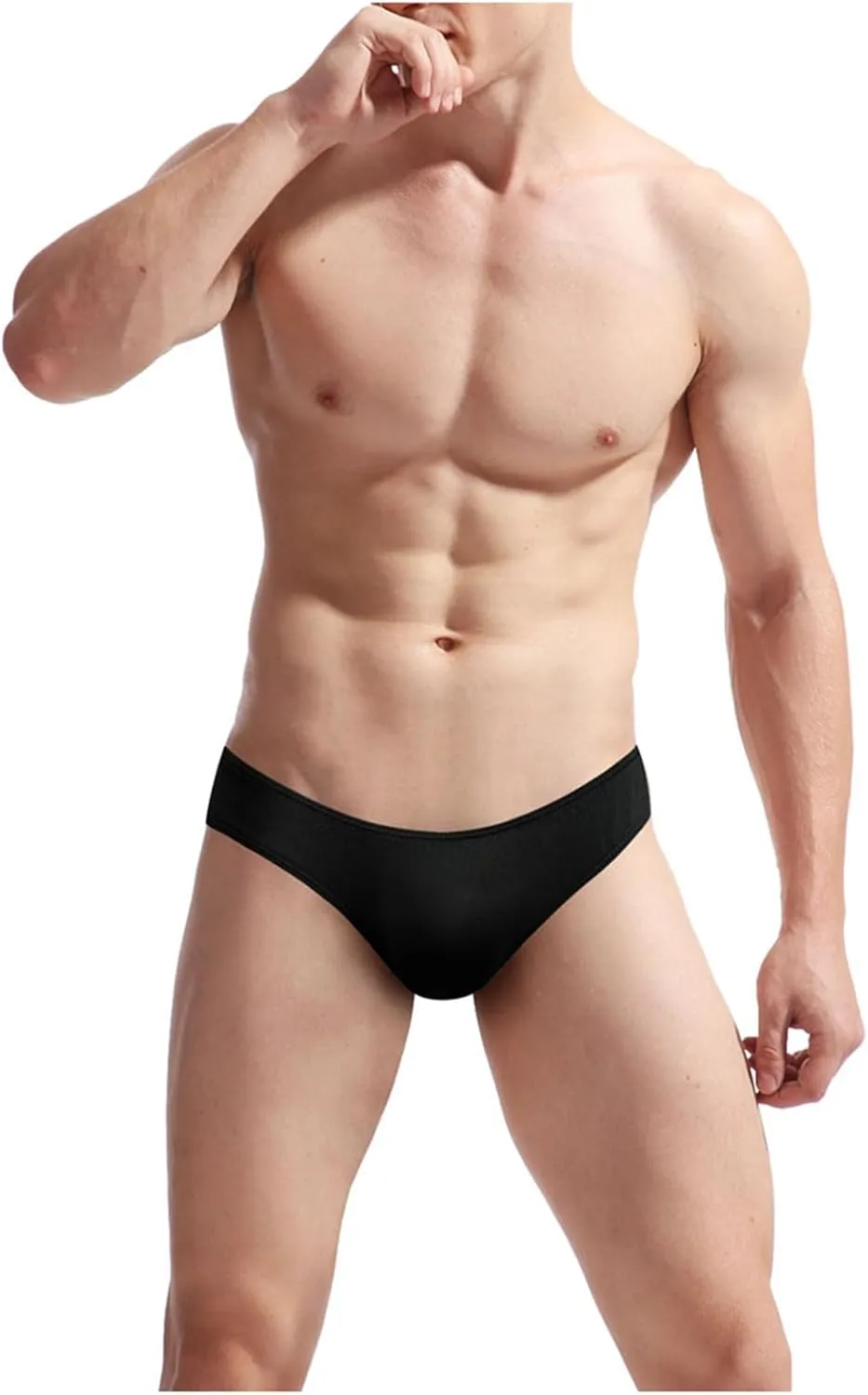 Men's Low Rise Briefs Soft Breathable Bulge Pouch Sexy Underwear Mens Bikini Underwear Low Rise Briefs Underpants