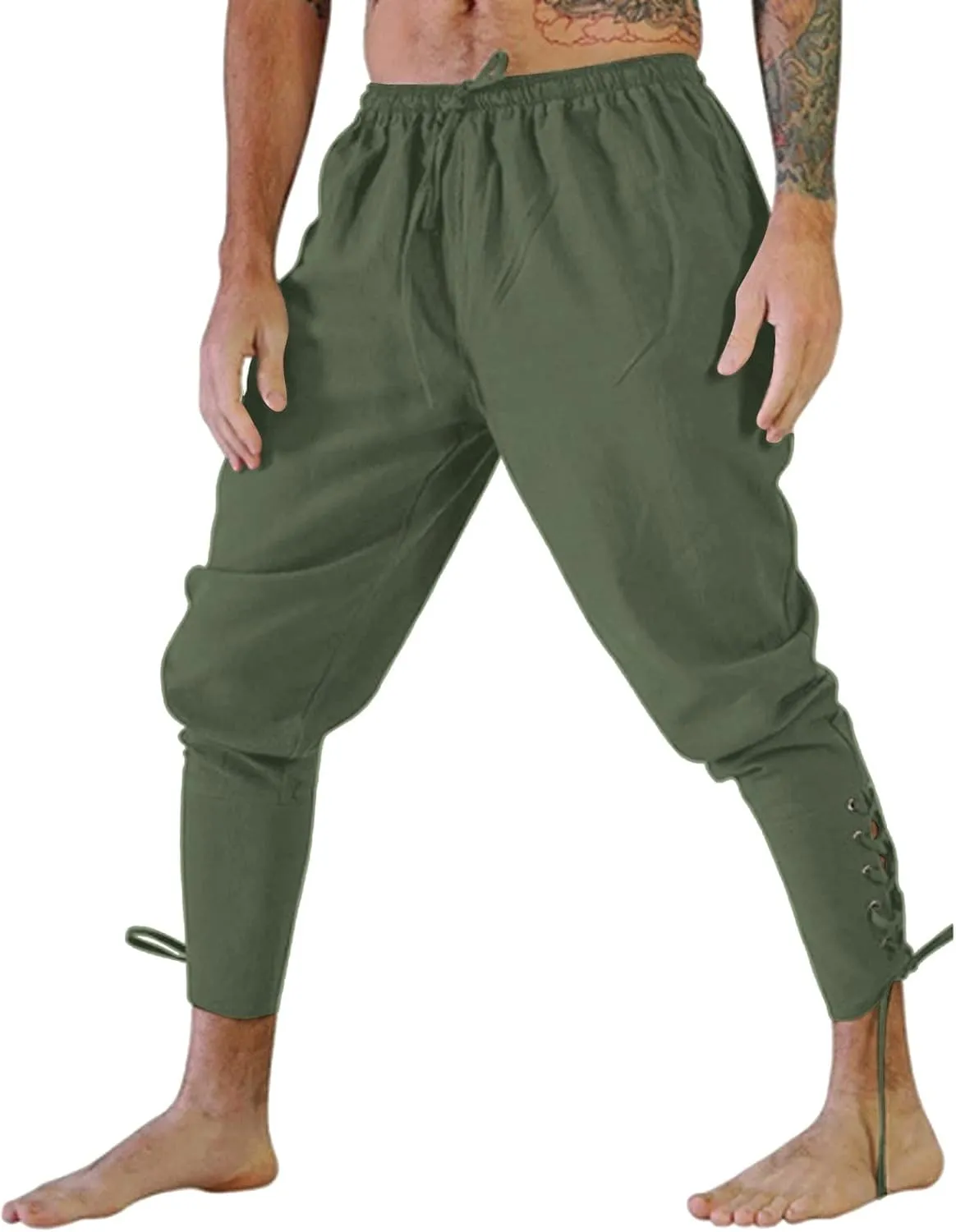 Mens Slim Fit Dress Pants, Solid Color Pleated Front Skinny Stretch Business Suit Trousers Classic Tapered Work Slacks