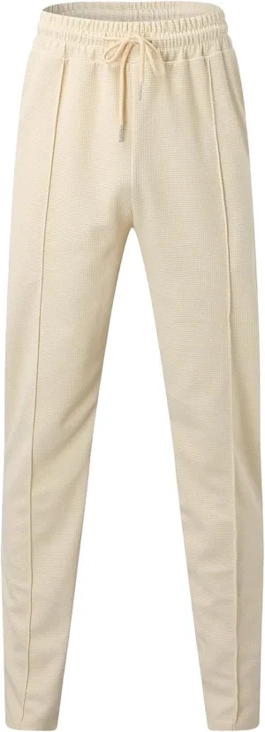 Men's Slim Fit Tapered Hiking Outdoor Pants Comfort Joggers Sweatpants Pants Drawstring Casual Athletic Trousers