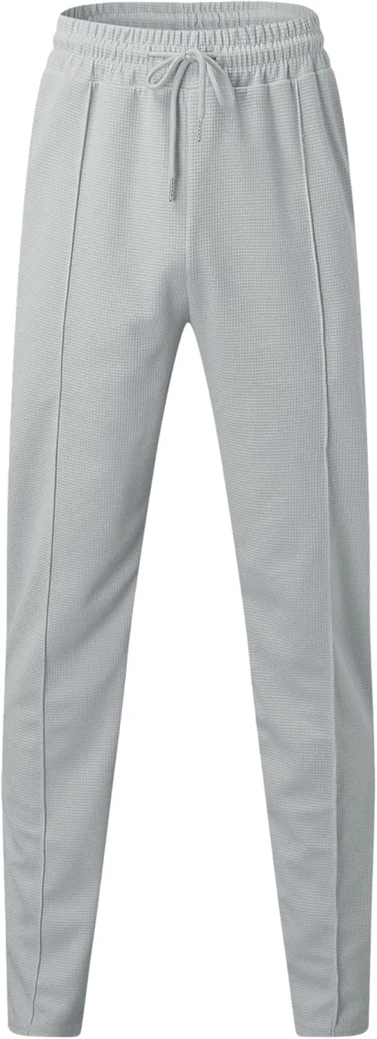 Men's Slim Fit Tapered Hiking Outdoor Pants Comfort Joggers Sweatpants Pants Drawstring Casual Athletic Trousers