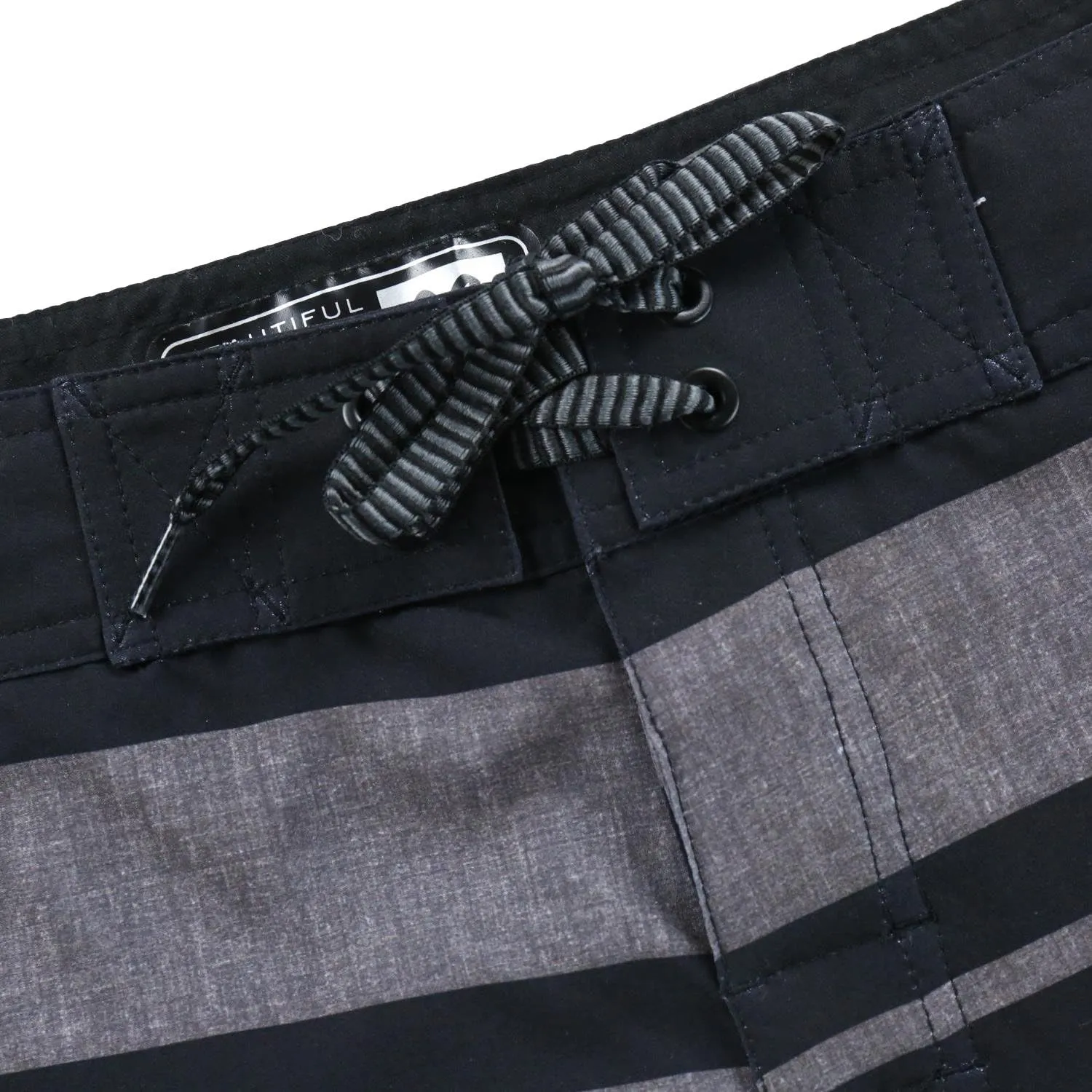 Men's Swim Trunks 22 Quick Dry Board Shorts with Key Keeper, No Mesh Lining - Perfect for Surfing & Swimming