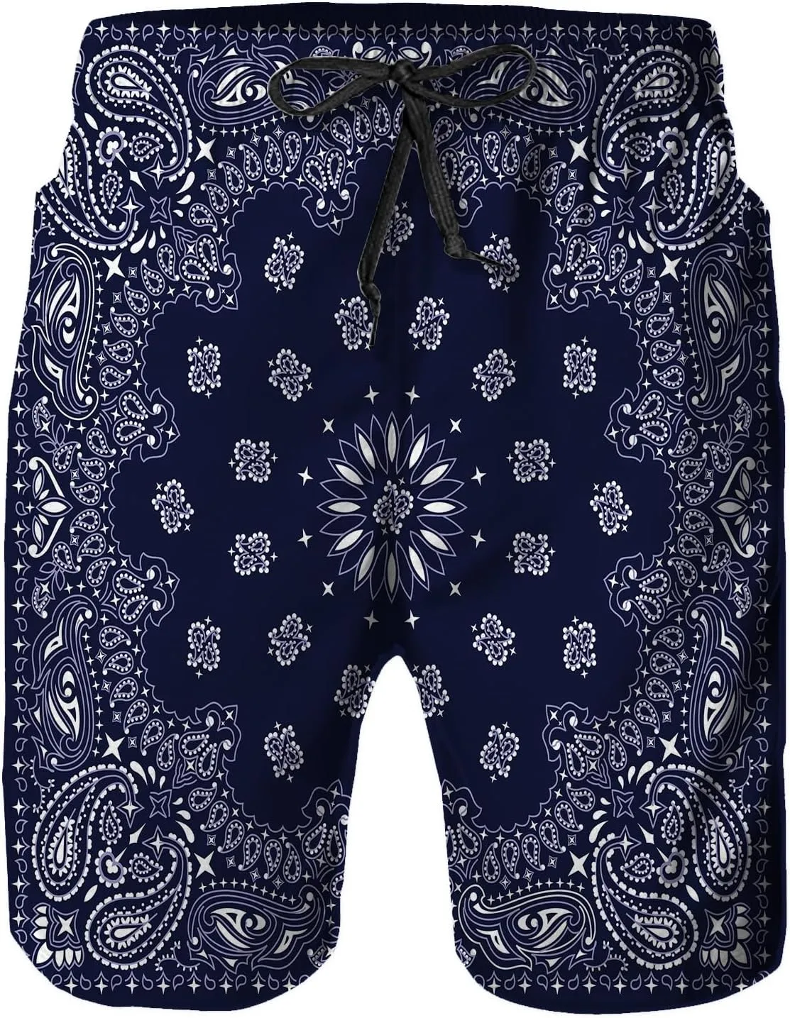 Mens Swim Trunks with Mesh Lining,Quick Dry Swimsuit Board Shorts Beach Pants Swimwear Bathing Suits