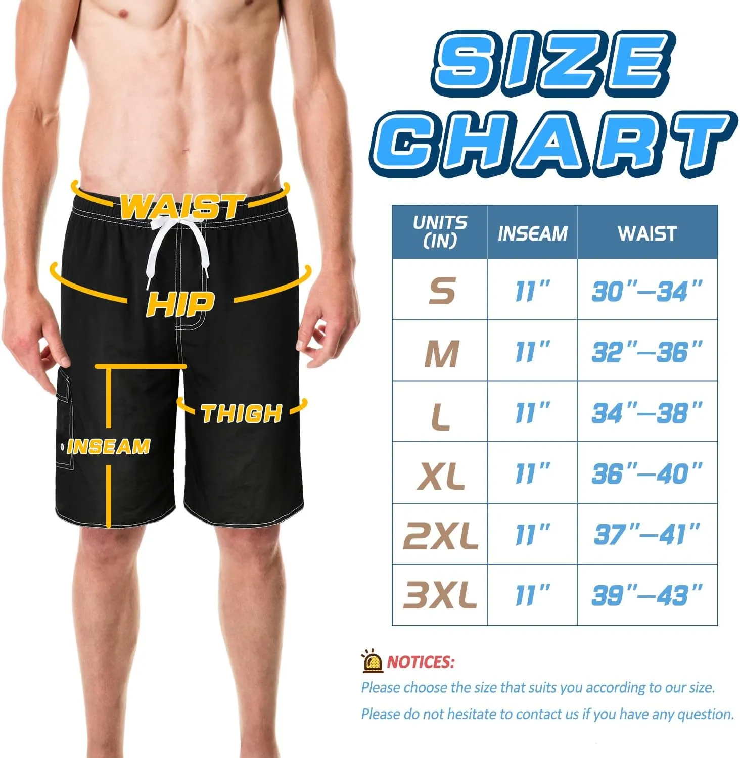 Mens Swimming Trunks Swim Trunks Quick Dry Swim Shorts with Mesh Lining Funny Swimwear Bathing Suits