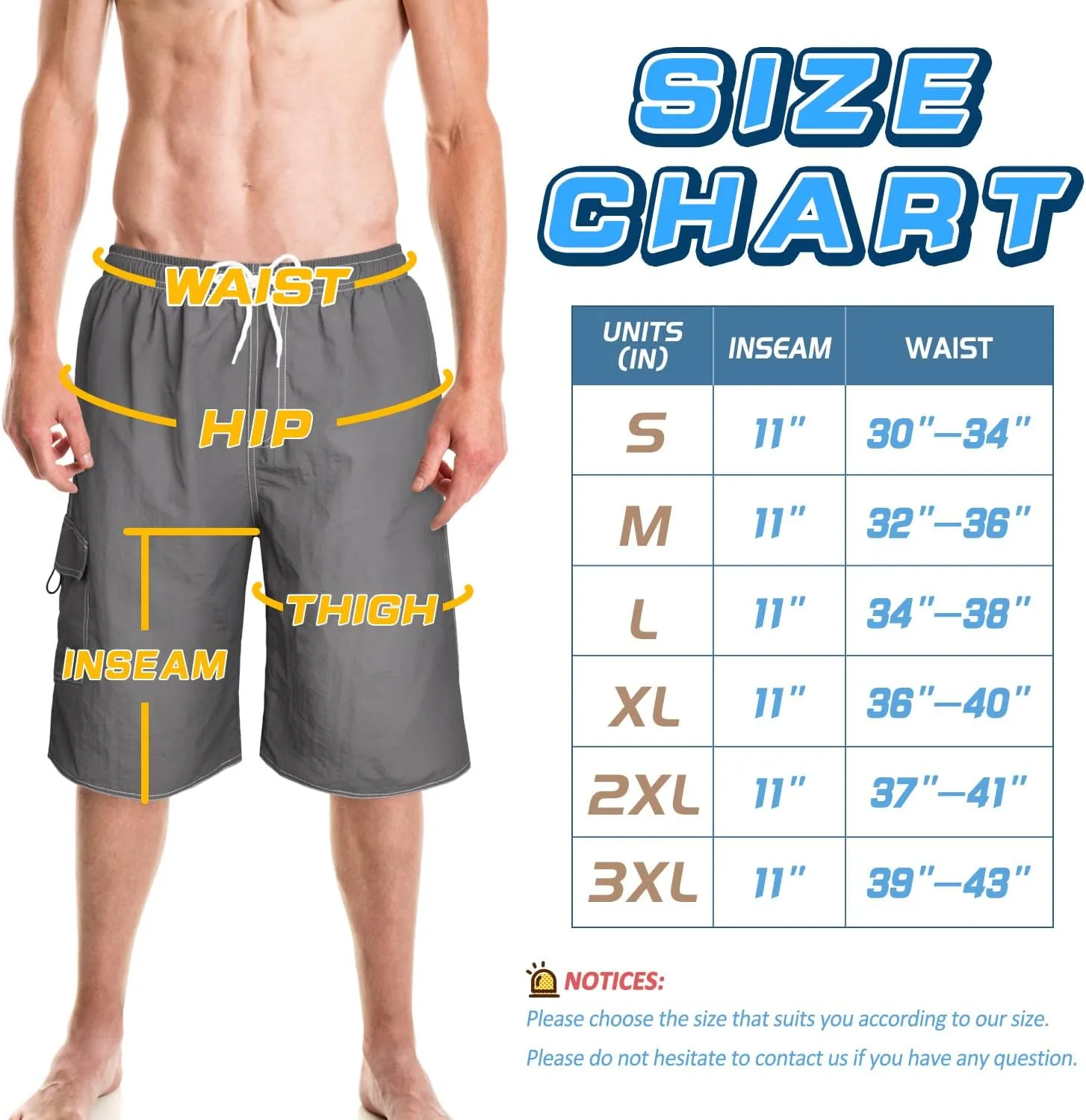 Mens Swimming Trunks Swim Trunks Quick Dry Swim Shorts with Mesh Lining Funny Swimwear Bathing Suits