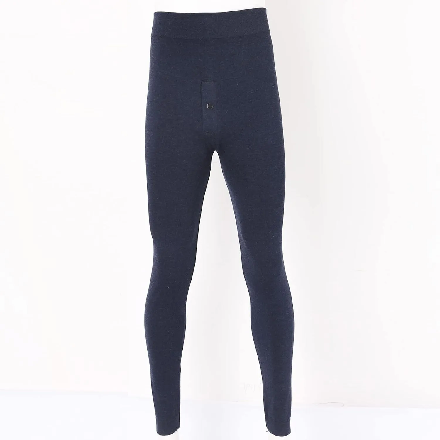 Mens Thermal Underwear Pants Lightweight Long Johns Bottoms Elastic Waist Thermal Leggings for Men Cold Weather