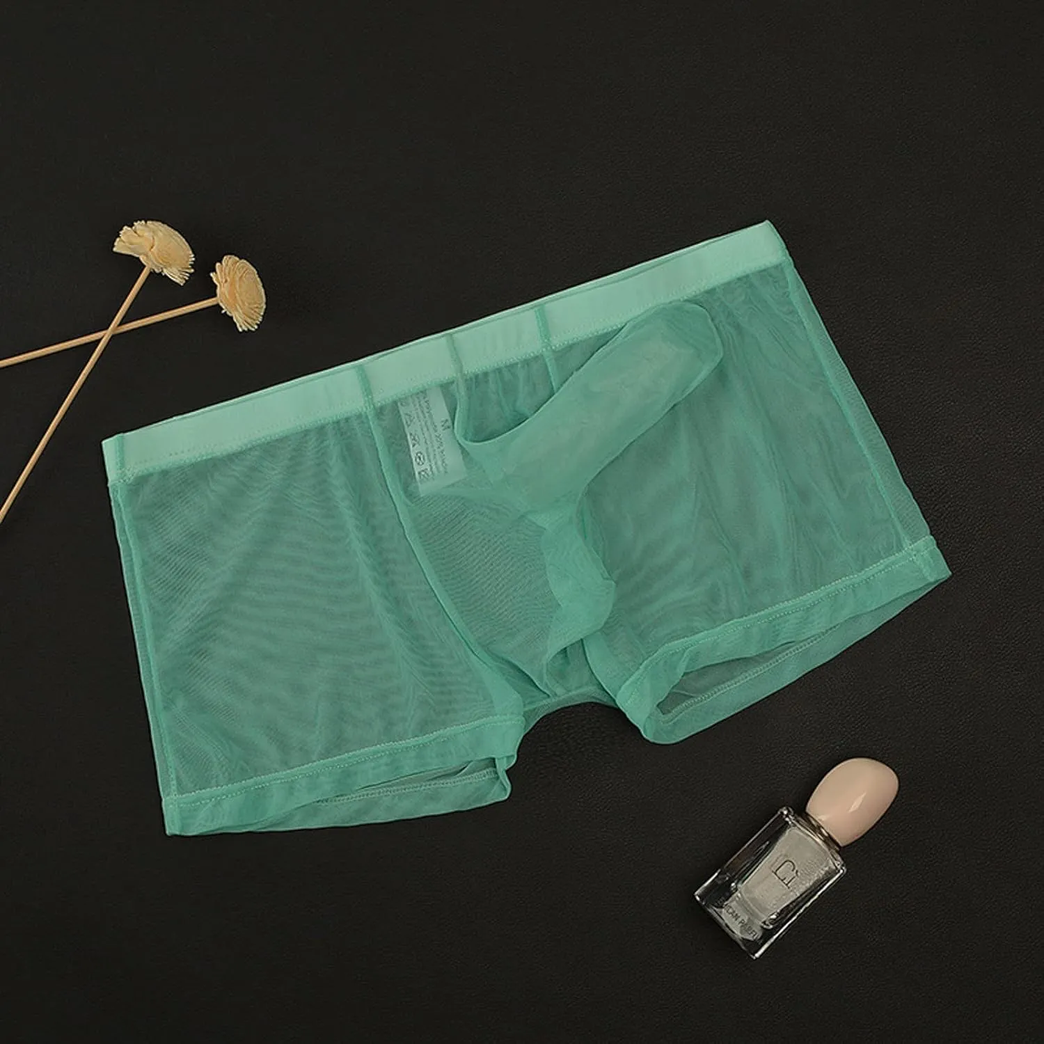 Men's Thong Underwear G-Strings Silk Bikini Underwear Pouch Athletic Panties Briefs Underwear Men's Lingerie