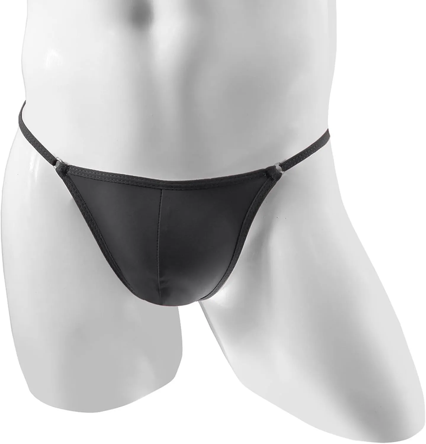 Men's Thong Underwear, Mens T-Back Thongs Sexy Low Rise G-String Briefs Bulge Pouch Underwear