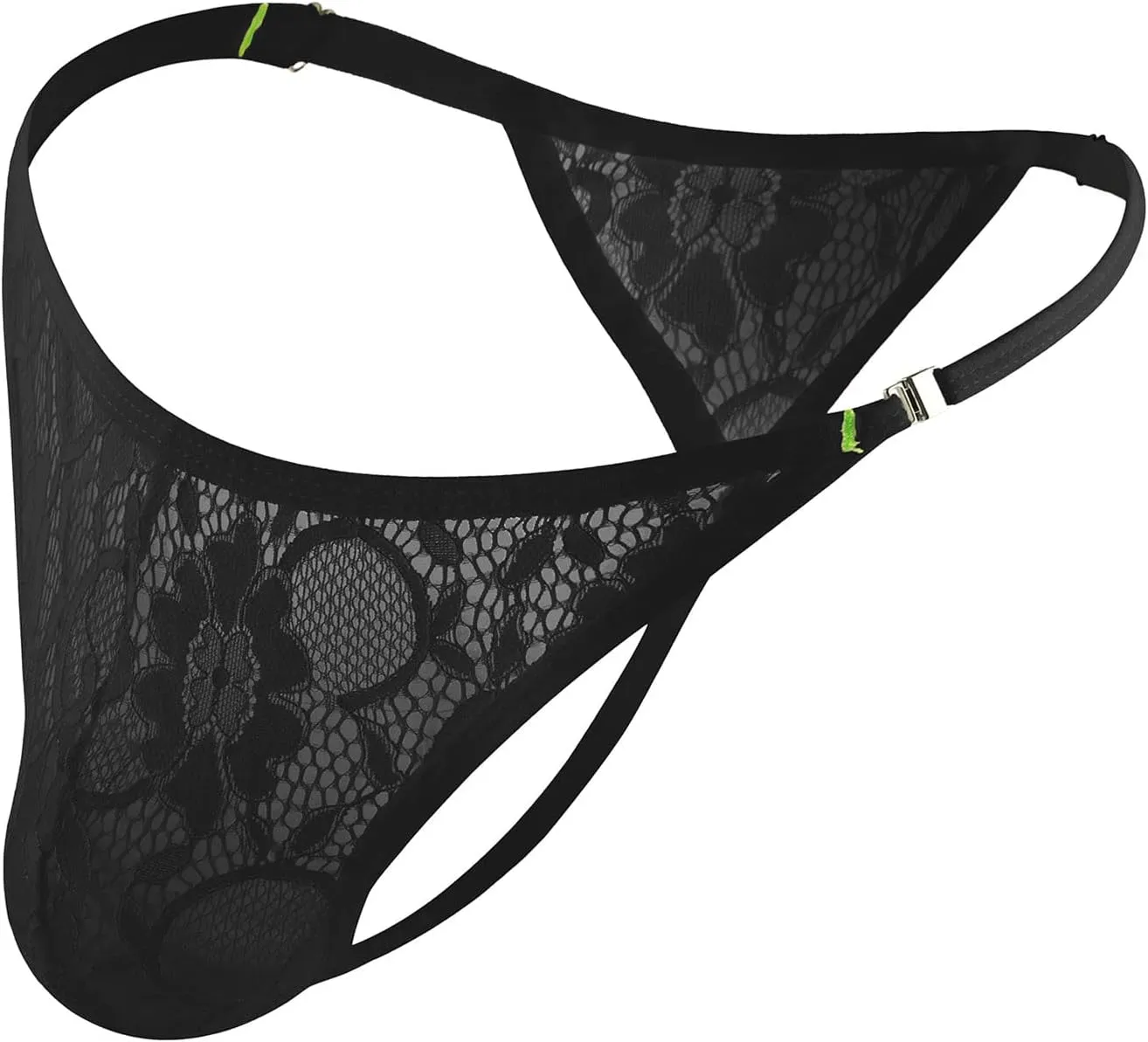 Men's Underwear Thongs Exposed Hole In Front G-String Bulge Ball Pouch Gay Underpants Briefs Gag Lingerie Nightclub