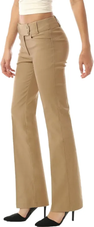 MixMatchy Women's Ultra Stretch Lux Comfort with Flex Motion Bootcut Dress Pants Work Business Office Trousers