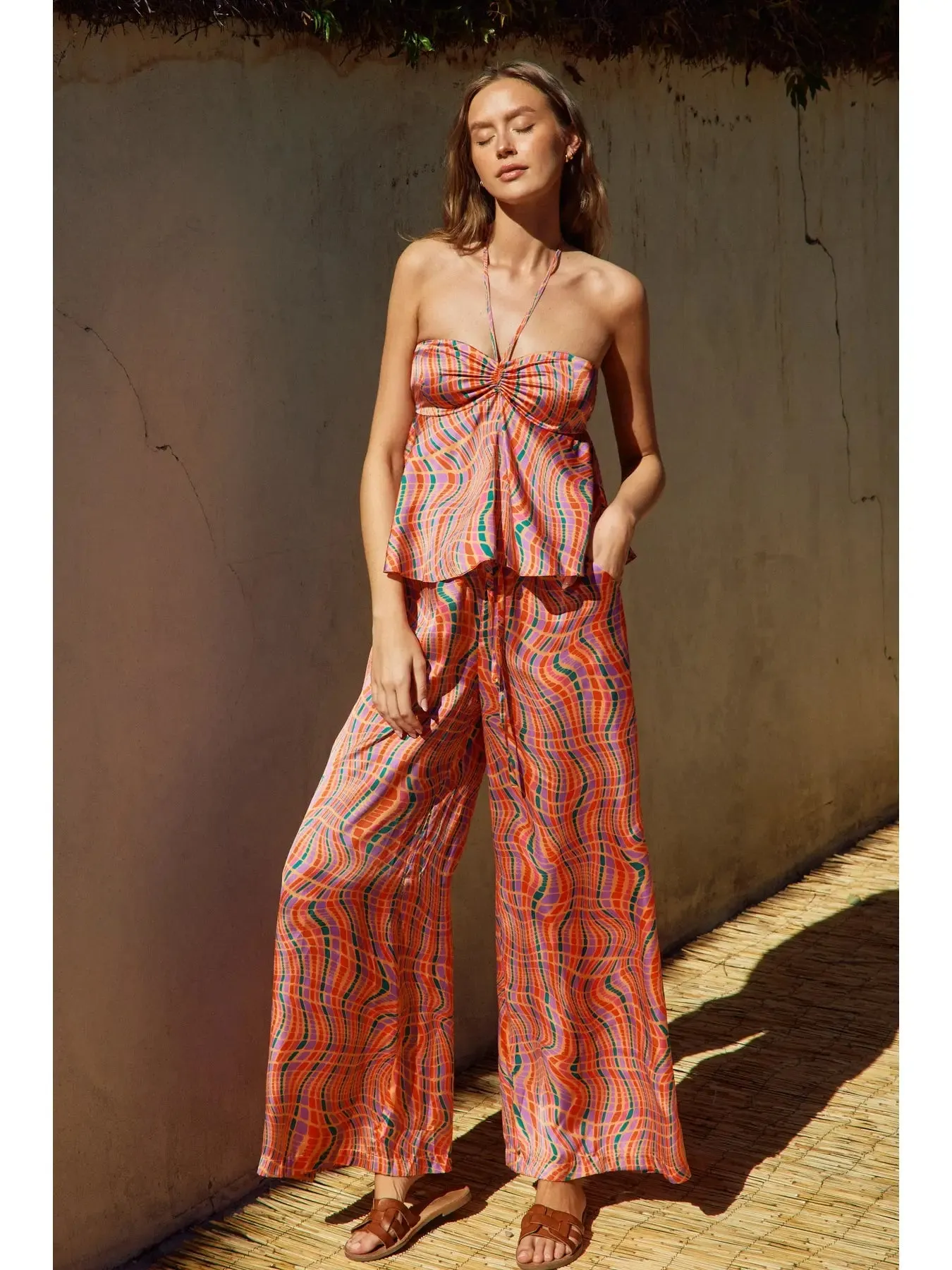 NB Disco  Wide Leg Pull On Pants